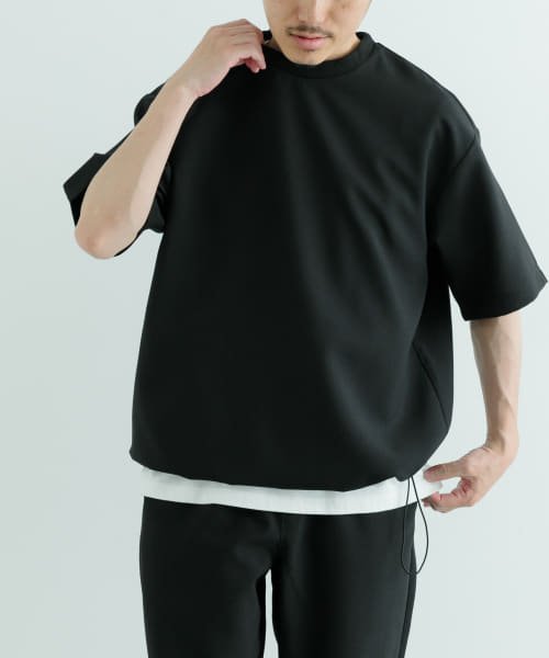 ITEMS URBANRESEARCH(アイテムズアーバンリサーチ（メンズ）)/『セットアップ対応』吸水速乾 ストレッチトロ布帛 Tシャツ/img15