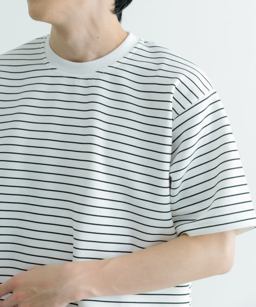  ダンボールボーダー ショートスリーブ カットソー