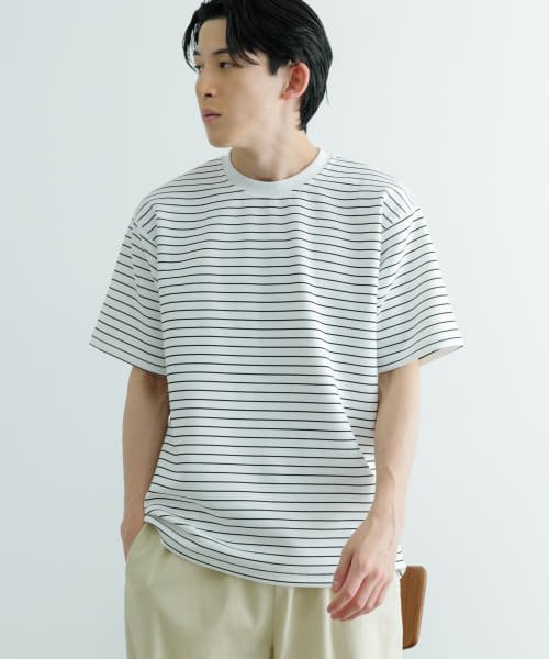 ダンボールボーダー ショートスリーブ カットソー