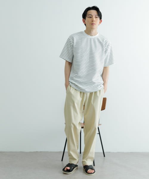  ダンボールボーダー ショートスリーブ カットソー