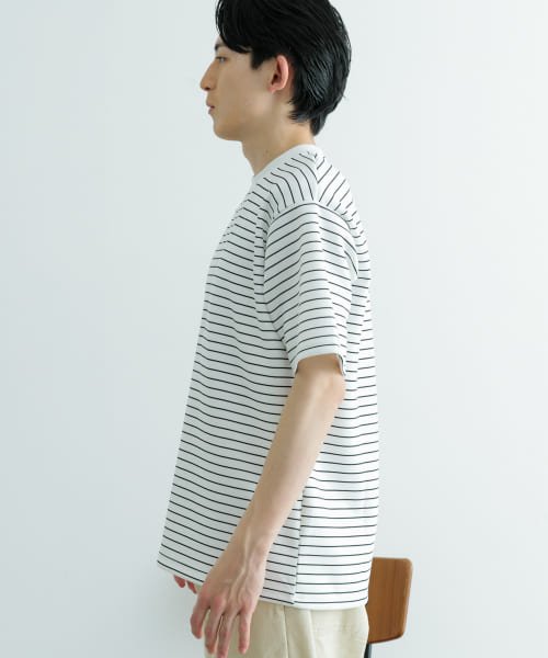  ダンボールボーダー ショートスリーブ カットソー