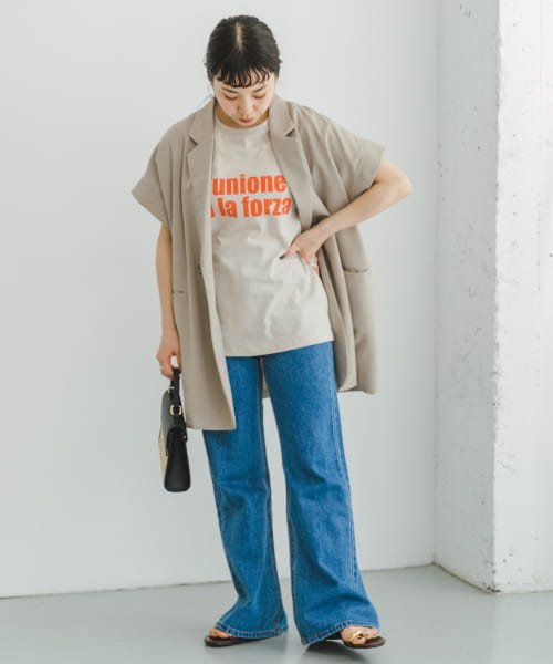 ITEMS URBANRESEARCH(アイテムズ アーバンリサーチ（レディース）)/ロゴハンソデTシャツ/img03