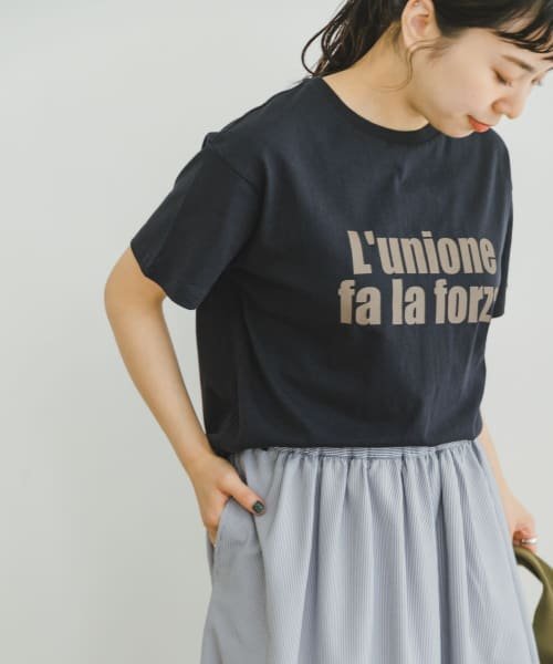 ITEMS URBANRESEARCH(アイテムズ アーバンリサーチ（レディース）)/ロゴハンソデTシャツ/img09