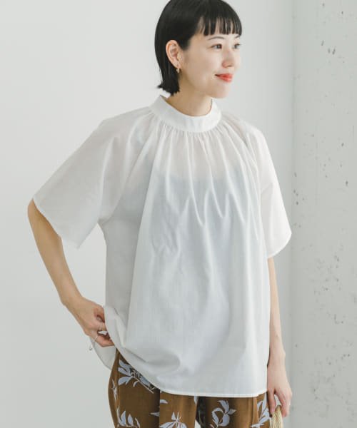 ITEMS URBANRESEARCH(アイテムズ アーバンリサーチ（レディース）)/『UR GREEN』ハイネックブラウス/img04