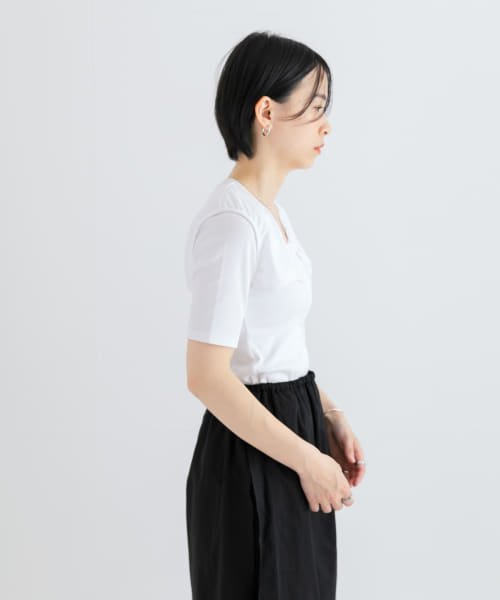 URBAN RESEARCH(アーバンリサーチ)/AMOMENTO　RIBBED BUTTON CARDIGAN TOP SET/img12