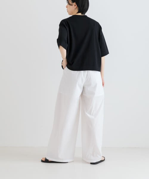 URBAN RESEARCH(アーバンリサーチ)/AMOMENTO　COTTON BANDING WIDE PANTS/img11