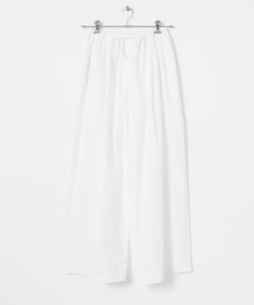 AMOMENTO　COTTON BANDING WIDE PANTS AMOMENTO