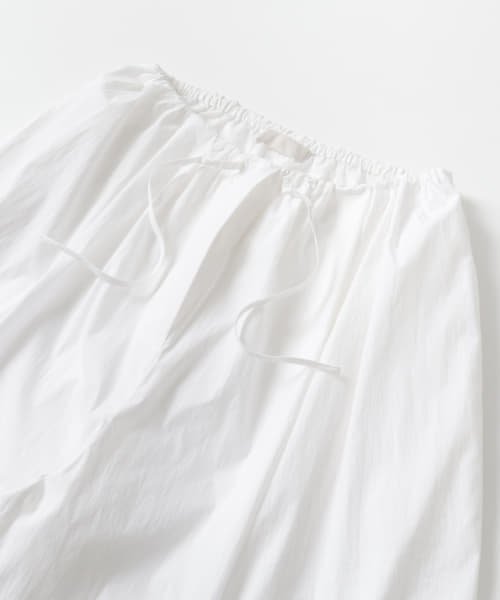 AMOMENTO　COTTON BANDING WIDE PANTS AMOMENTO