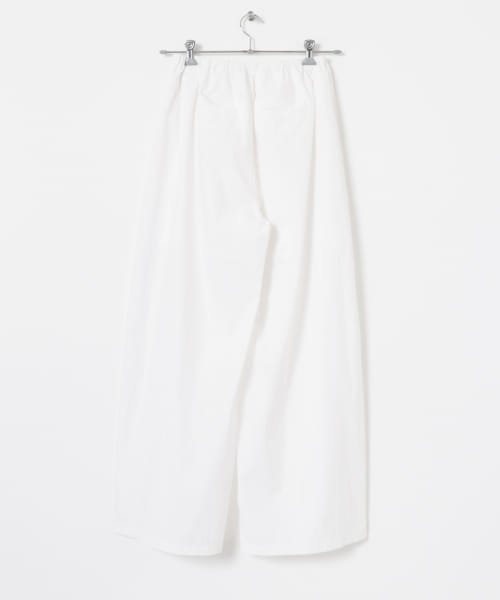 AMOMENTO　COTTON BANDING WIDE PANTS AMOMENTO