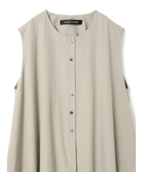 mizuiro ind クルーネックフレアジレワンピース mizuiro ind