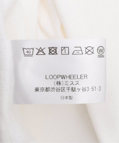 EDIFICE(エディフィス)/LOOPWHEELER for LOWERCASE ツリテンジク スウェット型 ワイドTシャツ/img39