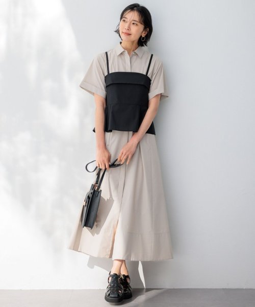 NIJYUSANKU（SMALL SIZE）(23区（小さいサイズ）)/【CLASSY.コラボ】ビスチェコンビ シャツワンピース/img13