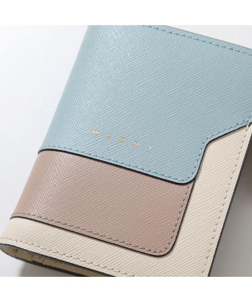 MARNI 二つ折り財布 PFMO0054U1 LV520 ロゴ MARNI 二つ折り財布 PFMO0054U1 LV520