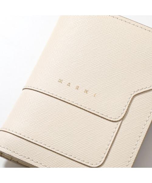 MARNI 二つ折り財布 PFMO0054U0 LV520 スモール ミニ財布 LV520 MARNI 二つ折り財布 PFMO0054U0 スモール