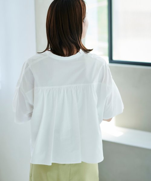 le.coeur blanc(ルクールブラン)/2WAYパールボタンシャツ/img40