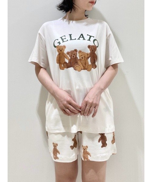 gelato pique(gelato pique)/ベアワンポイントTシャツ/img03