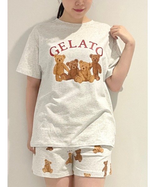 gelato pique(gelato pique)/ベアワンポイントTシャツ/img06