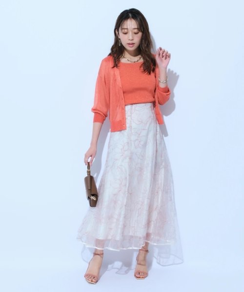 サマーキラキラ刺繍マーメイドスカート(506051606) | ジャス  