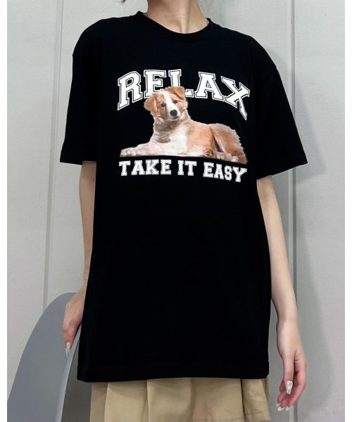 MODISH GAZE(モディッシュ ガゼ)/RELAX シートプリントTシャツ/img26