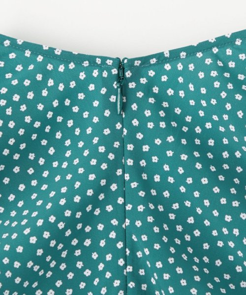 ＜EMMEL REFINES＞EM コバナプリント シャーリング ワンピース 