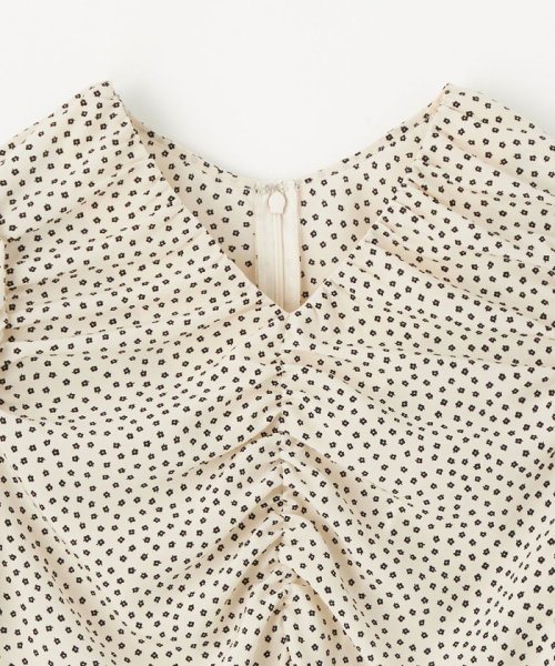 ＜EMMEL REFINES＞EM コバナプリント シャーリング ワンピース 