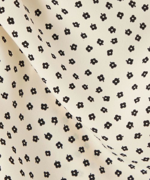 ＜EMMEL REFINES＞EM コバナプリント シャーリング ワンピース 