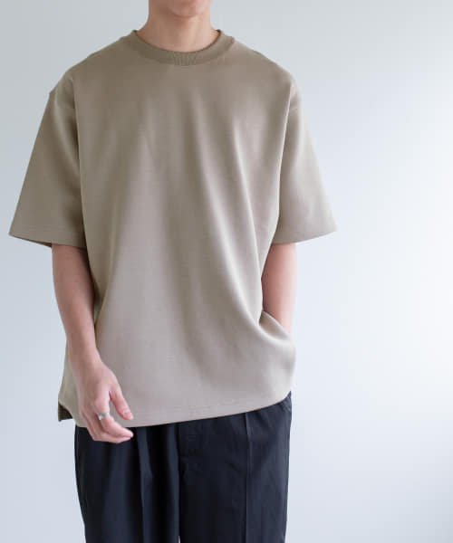 URBAN RESEARCH DOORS(アーバンリサーチドアーズ)/FORK&SPOON　ストレッチダンボールショートスリーブTシャツ/img32