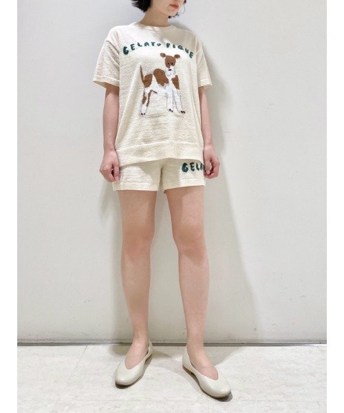 【ヒラノトシユキ】DOGジャガードプルオーバー&ショートパンツセット ヒラノトシユキ 予めご了承ください