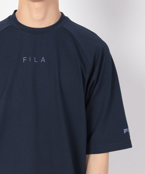 FILA（Casual Men）(フィラ（カジュアル　メンズ）)/【セットアップ対応商品】【カジュアルウェア】 ストレッチツイル リラックスラグラン半袖Tシャツ メンズ/img04