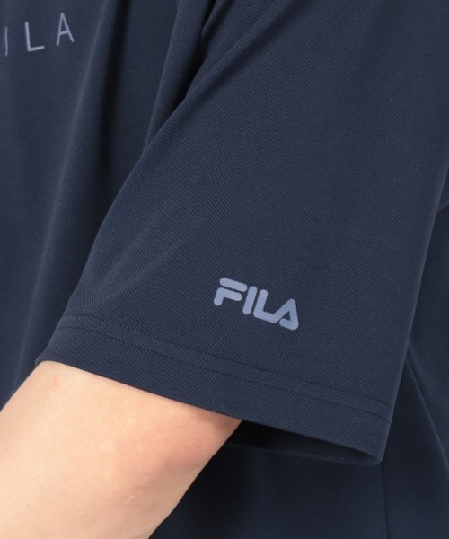 FILA（Casual Men）(フィラ（カジュアル　メンズ）)/【セットアップ対応商品】【カジュアルウェア】 ストレッチツイル リラックスラグラン半袖Tシャツ メンズ/img05