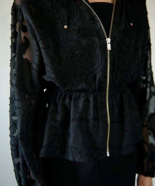 ジャガード刺繍ブルゾン  G2392865312(18216円)