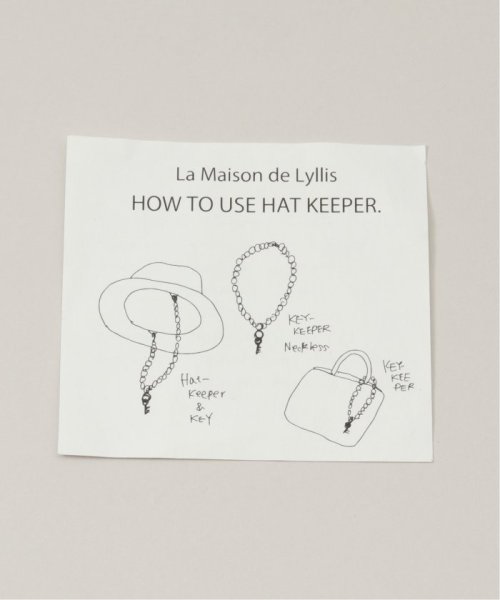 journal standard  L'essage (ジャーナルスタンダード　レサージュ)/【LA MAISON DE LYLLIS/メゾンドリリス】HATKEEPER：ハットキーパー/img12