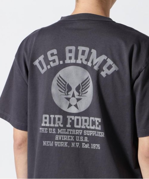 AVIREX(AVIREX)/MIL. STENCIL T－SHIRT US ARMY AIR FORCE / ミリタリー ステンシル Tシャツ US アーミー エアフォ/img08