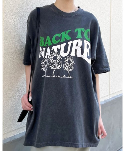 RAD CHAMP(ラッドチャンプ)/BACK TO NATURE ピグメント加工 ビッグシルエットTシャツ/img27