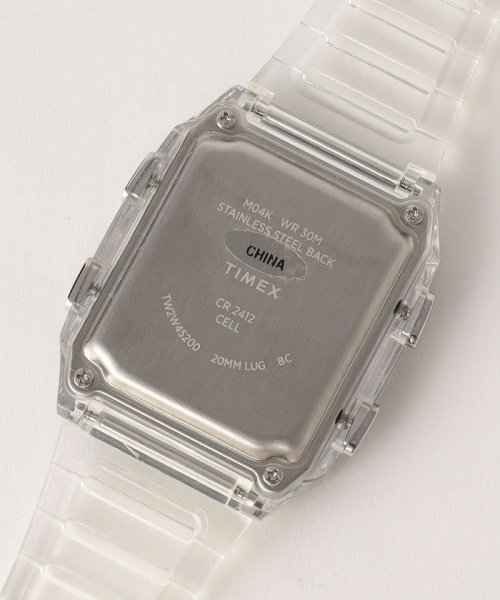 green label relaxing(グリーンレーベルリラクシング)/＜TIMEX＞Q LCA トランスパレント デジタルウォッチ 腕時計/img13