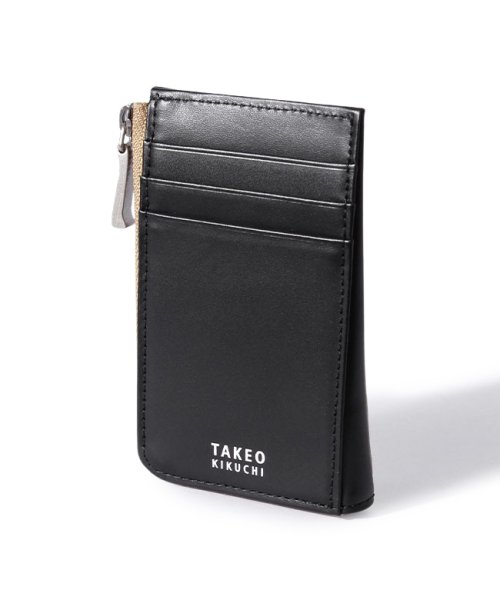 タケオキクチ キーケース スマートキー メンズ ブランド レザー 本革 ファスナー付き カード入れ TAKEO KIKUCHI 741602 TAKEO