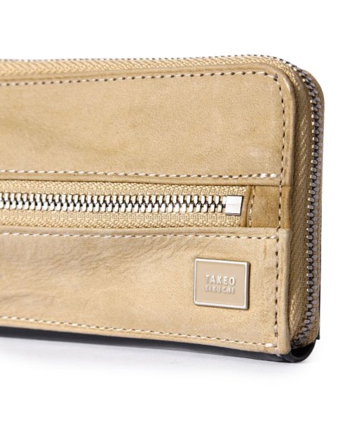 タケオキクチ キーケース スマートキー メンズ ブランド レザー 本革 ファスナー付き カード入れ TAKEO KIKUCHI 741602 TAKEO