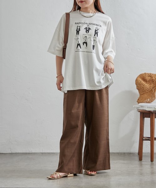 NICE CLAUP OUTLET(ナイスクラップ　アウトレット)/【WEB限定】体操オジサンTシャツ/img02