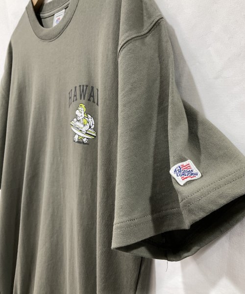 ヘビーウエイト1ポイントカレッジスポーツＴシャツ　タートル　サーフィン　ハワイ 人気・おすすめ｜売れ筋商品・話題商品におすすめ コスパ重視 安心配送 スピーディーにお届け