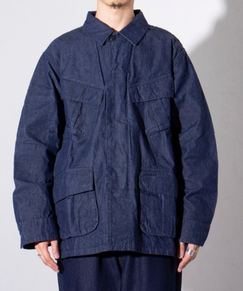 GLOSTER(GLOSTER)/【限定展開】【Barbour/バブアー】ジャングル ファティーグ デニム ミリタリー ブルゾン/img15