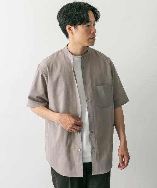 『永山瑛太さん着用』『一部WEB限定』『UR TECH DRYLUXE』バンドカラーシャツ 人気・おすすめ｜安定人気・収納便利におすすめ 丁寧対応 配送追跡可 国内発送・保証制度対応