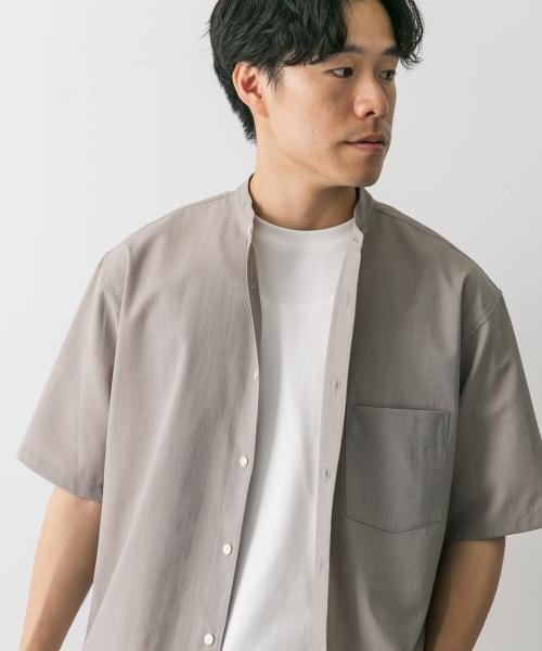 『永山瑛太さん着用』『一部WEB限定』『UR TECH DRYLUXE』バンドカラーシャツ 人気・おすすめ｜安定人気・収納便利におすすめ 丁寧対応 配送追跡可 国内発送・保証制度対応