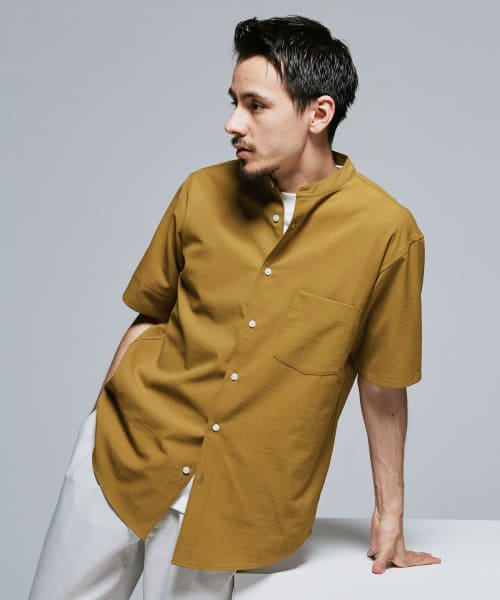 『永山瑛太さん着用』『一部WEB限定』『UR TECH DRYLUXE』バンドカラーシャツ 人気・おすすめ｜安定人気・収納便利におすすめ 丁寧対応 配送追跡可 国内発送・保証制度対応