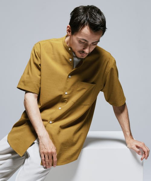 『永山瑛太さん着用』『一部WEB限定』『UR TECH DRYLUXE』バンドカラーシャツ 人気・おすすめ｜安定人気・収納便利におすすめ 丁寧対応 配送追跡可 国内発送・保証制度対応