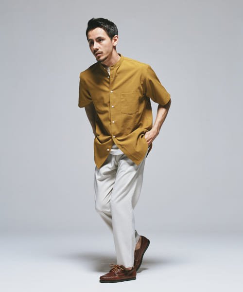 『永山瑛太さん着用』『一部WEB限定』『UR TECH DRYLUXE』バンドカラーシャツ 人気・おすすめ｜安定人気・収納便利におすすめ 丁寧対応 配送追跡可 国内発送・保証制度対応