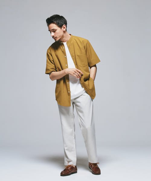 『永山瑛太さん着用』『一部WEB限定』『UR TECH DRYLUXE』バンドカラーシャツ 人気・おすすめ｜安定人気・収納便利におすすめ 丁寧対応 配送追跡可 国内発送・保証制度対応