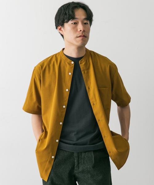 『永山瑛太さん着用』『一部WEB限定』『UR TECH DRYLUXE』バンドカラーシャツ 人気・おすすめ｜安定人気・収納便利におすすめ 丁寧対応 配送追跡可 国内発送・保証制度対応