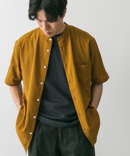 『永山瑛太さん着用』『一部WEB限定』『UR TECH DRYLUXE』バンドカラーシャツ 人気・おすすめ｜安定人気・収納便利におすすめ 丁寧対応 配送追跡可 国内発送・保証制度対応