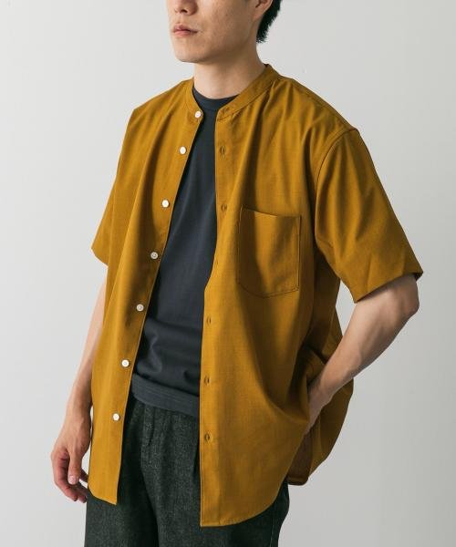 『永山瑛太さん着用』『一部WEB限定』『UR TECH DRYLUXE』バンドカラーシャツ 人気・おすすめ｜安定人気・収納便利におすすめ 丁寧対応 配送追跡可 国内発送・保証制度対応