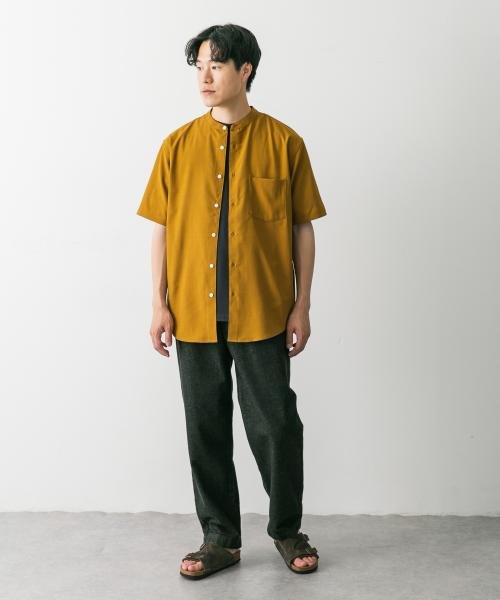 『永山瑛太さん着用』『一部WEB限定』『UR TECH DRYLUXE』バンドカラーシャツ 人気・おすすめ｜安定人気・収納便利におすすめ 丁寧対応 配送追跡可 国内発送・保証制度対応